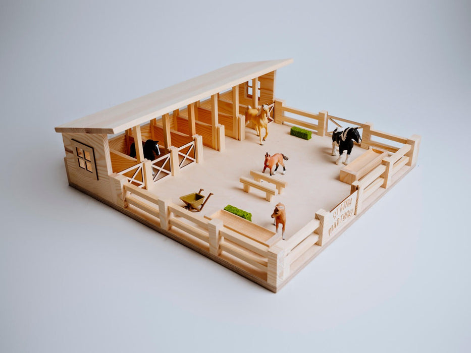 Pferdestall Andalusian (62x62cm)